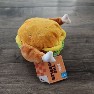 Bark The Gobbler Plush Dog Toy M NWT
